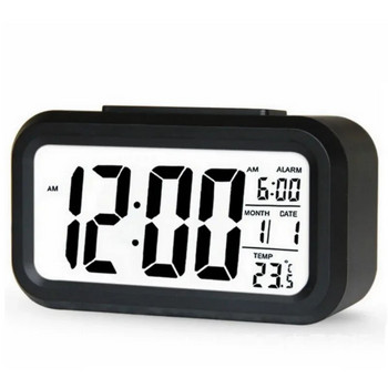 LED цифров будилник Backlight Snooze Mute Calendar Настолен електронен Bcaklight Настолни часовници Настолен часовник Батерия