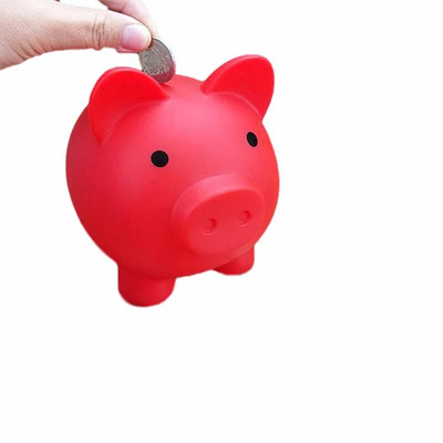 Animacinių filmų kiaulių pinigų dėžutė Piggy Bank monetų laikymo dėžutė vaikams žaislas gimtadienio dovanoms Pinigų taupymo dėžutė vaikams Pinigų banko namų dekoras