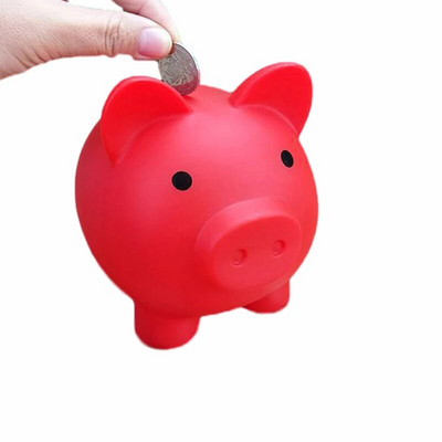 Animacinių filmų kiaulių pinigų dėžutė Piggy Bank monetų laikymo dėžutė vaikams žaislas gimtadienio dovanoms Pinigų taupymo dėžutė vaikams Pinigų banko namų dekoras