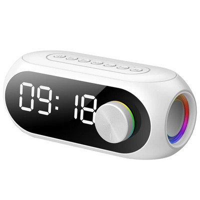 RGB juhtmeta Bluetooth kõlar Subwoofer äratuskell FM raadio kell USB laadimine elektrooniline kell Kodu töölaua peegli kaunistus