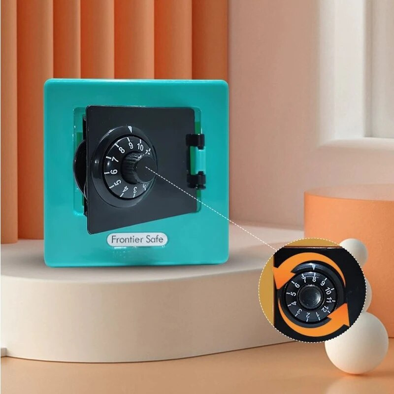 Retro bankomat s rotirajućom lozinkom Banka kasica za novčiće Kutija za štednju ATM bankovni sef Automatski depozit Novčanica Božićni dar