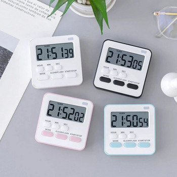 Φορητό μίνι ψηφιακό ρολόι με χρονοδιακόπτη φωτός που αναβοσβήνει Μαγειρική κουζίνα αθλητικό παιχνίδι μελέτης με μαγνητικό ξυπνητήρι αντίστροφης μέτρησης 2023