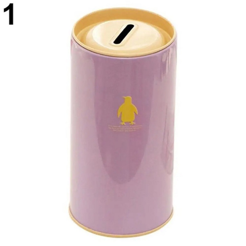 Pénzes dobozok Aranyos állatmintás Kreatív ajándék takarékpénztár Pénzdoboz bádog érme Rajzfilm Állatkert Malacpersely lakberendezés