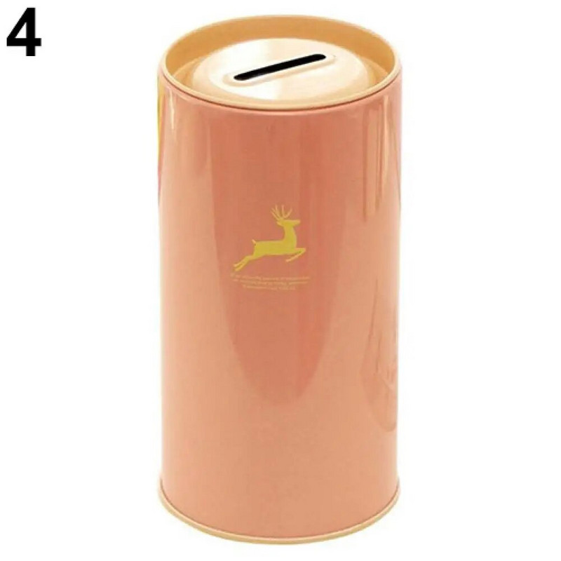 Pénzes dobozok Aranyos állatmintás Kreatív ajándék takarékpénztár Pénzdoboz bádog érme Rajzfilm Állatkert Malacpersely lakberendezés