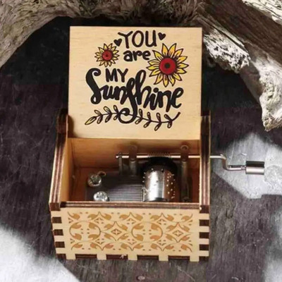 21 féle Music Box Rózsaszín Fehér Kék Fekete Fa Te vagy az én napsütésem A keresztapa zenedoboz Musica téma születésnapi ajándék