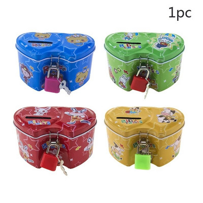 Armas multikas hoiupõrsasseif lukuga rahakast VÕTI jaoks loominguliste mündikarpide jaoks Müntide säästmine lastele sünnipäevakingitus