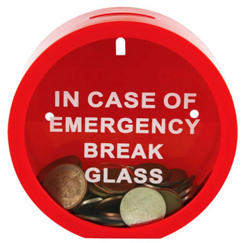 1 τμχ Κέρμα έκτακτης ανάγκης Smash Piggy Bank Break Glass Καινοτόμο Ταμιευτήριο για Παιδιά Παιδιά Χρήματα