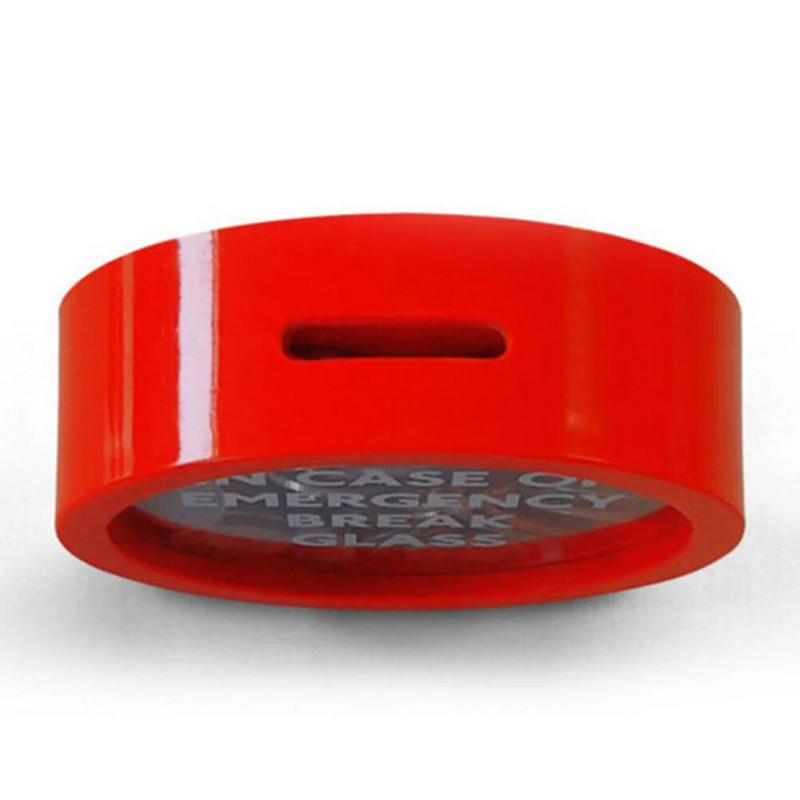 1db sürgősségi érme összetörő malacpersely, újszerű takarékdoboz gyerekeknek, gyerekeknek, pénz