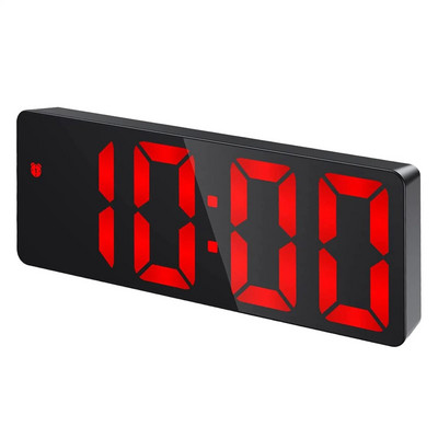 Цифров будилник LED часовник Минималистичен стил Будилник с големи букви Температурен дисплей Регулируема яркост
