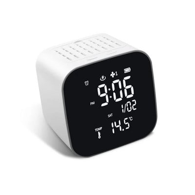 DIY aromaatne digitaalne LED äratuskell + aroomiteraapia eeterlike õlide lõhnahajuti, temperatuuri termomeeter, helikontrollvalgusti