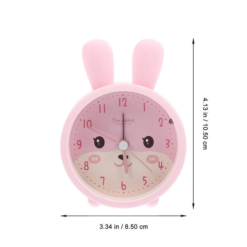 Triušis Žadintuvas Vaikams Netiksintis rašomasis stalas bendrabučio mergaitei Miela ausų stikliukas Dekoratyvinis mažas patogus studentiškas buitinis staliukas