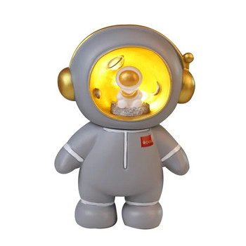 Αστροναύτης Money Box Χειροποίητο κουμπαρά Επιτραπέζιο άγαλμα Φώτα νύχτας LED Διακοσμήσεις σπιτιού Παιδικά παιχνίδια Δημιουργικά μαθητικά δώρα