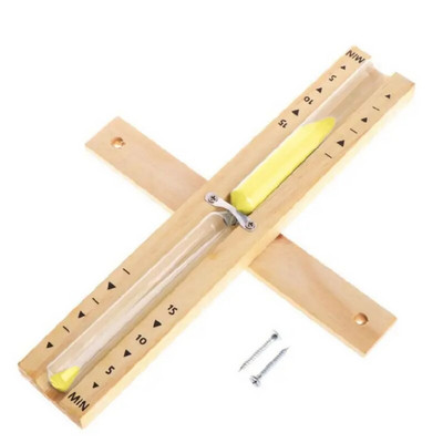 Drvena sauna, pješčani sat, zidni rotirajući 15-minutni sat s pješčanim satom, bijeli pješčani sat za upotrebu u kućnoj trgovini, opcija u 6 boja