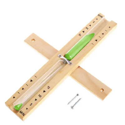 Drvena sauna, pješčani sat, zidni rotirajući 15-minutni sat s pješčanim satom, bijeli pješčani sat za upotrebu u kućnoj trgovini, opcija u 6 boja