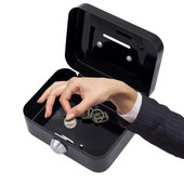 Pinigų seifas Mini pinigų dėžutė Metalinis raktas Pinigų bankas Maža saugos užrakto dėžutė Nešiojamos tvirtos rakinamos monetų dėžutės