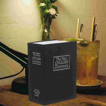 Κουμπαράς σε σχήμα βιβλίου Κουμπαράς Κοσμήματα Κέρμα Ταμιευτήριο Βιβλίο Τράπεζα χρημάτων Μικρό Λεξικό Θυρίδα ασφαλείας Μίνι Βιβλίο Θυρίδα ασφαλείας κλειδί ασφαλείας