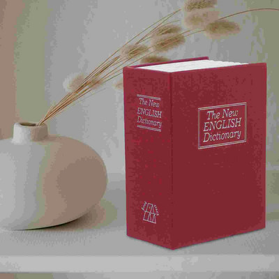 Касичка във формата на книга, бижута, кутия за спестяване на монети, книга, парична банка, малка сейфова кутия, речник, мини книжка, сейф за сигурност, шкафче за ключове