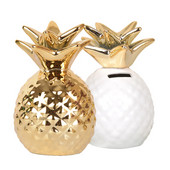 1 vnt. Pineapple Piggy Bank dervos dirbiniai su dirbtiniais vaisiais, tikroviški ananasų rekvizitai Kūrybiniai amatai namų dekoravimui pinigų dėžutės