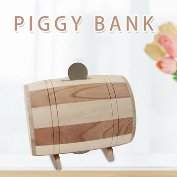 Уникални дървени касички Money Banks Holder Collection Кутия за спестяване на пари Декоративни за рожден ден Коледни подаръци