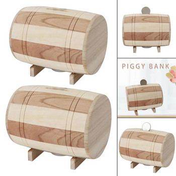 Уникални дървени касички Money Banks Holder Collection Кутия за спестяване на пари Декоративни за рожден ден Коледни подаръци