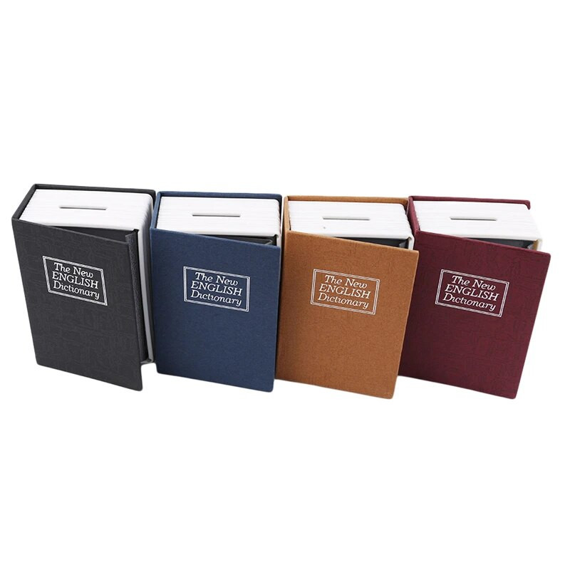 Nova knjiga Rječnik Kasica prasica s bravom Skrivena tajna Sigurnosna brava Kutija za pohranu gotovine Novac Sef