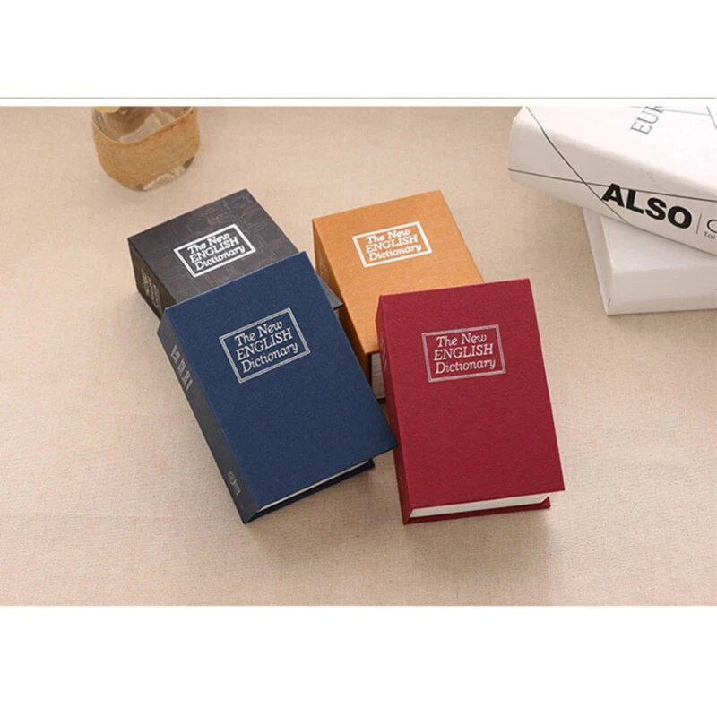 Nova knjiga Rječnik Kasica prasica s bravom Skrivena tajna Sigurnosna brava Kutija za pohranu gotovine Novac Sef