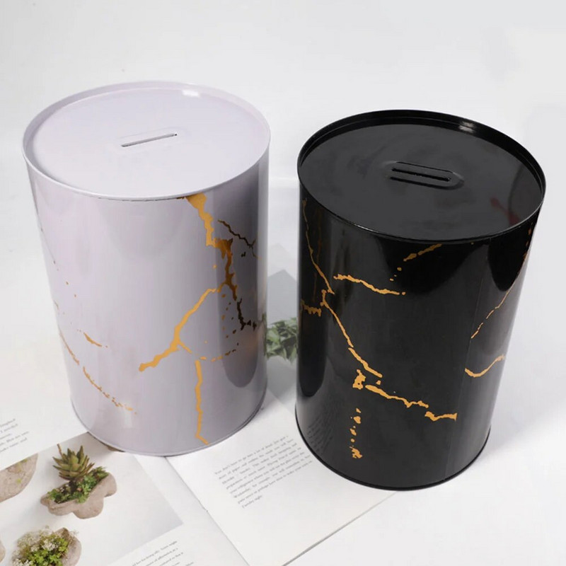 Skārda cūciņa banka bērniem dāvanas naudas taupīšanas katls multfilma bērniem monētu turētājs konteiners zēns