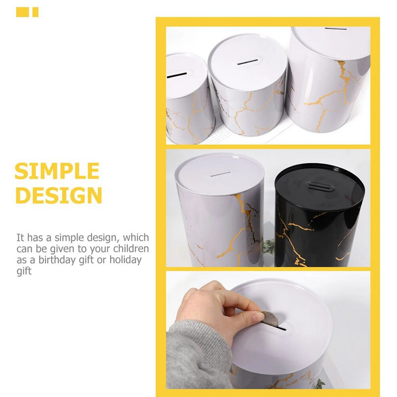 Skārda cūciņa banka bērniem dāvanas naudas taupīšanas katls multfilma bērniem monētu turētājs konteiners zēns