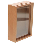 Mediniai rėmeliai Piggy Bank vaikų paveikslų rėmeliai Monetų bankeliai suaugusiems Akrilo pinigai vaikams