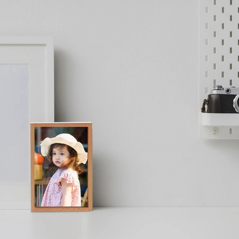 Mediniai rėmeliai Piggy Bank vaikų paveikslų rėmeliai Monetų bankeliai suaugusiems Akrilo pinigai vaikams