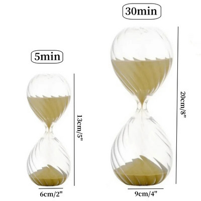5-30 minuta Ripple pješčani sat Timer Kućni kafić Kreativnost Dekor Mogućnosti u više boja Rođendanski darovi za studente Preporuka