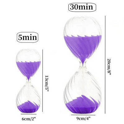 5-30 minuta Ripple pješčani sat Timer Kućni kafić Kreativnost Dekor Mogućnosti u više boja Rođendanski darovi za studente Preporuka
