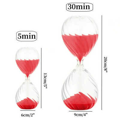 5-30 minuta Ripple pješčani sat Timer Kućni kafić Kreativnost Dekor Mogućnosti u više boja Rođendanski darovi za studente Preporuka