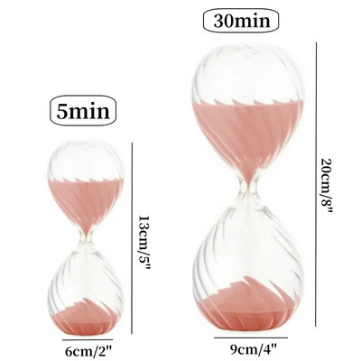 5-30 minuta Ripple pješčani sat Timer Kućni kafić Kreativnost Dekor Mogućnosti u više boja Rođendanski darovi za studente Preporuka