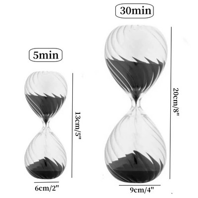 5-30 minuta Ripple pješčani sat Timer Kućni kafić Kreativnost Dekor Mogućnosti u više boja Rođendanski darovi za studente Preporuka