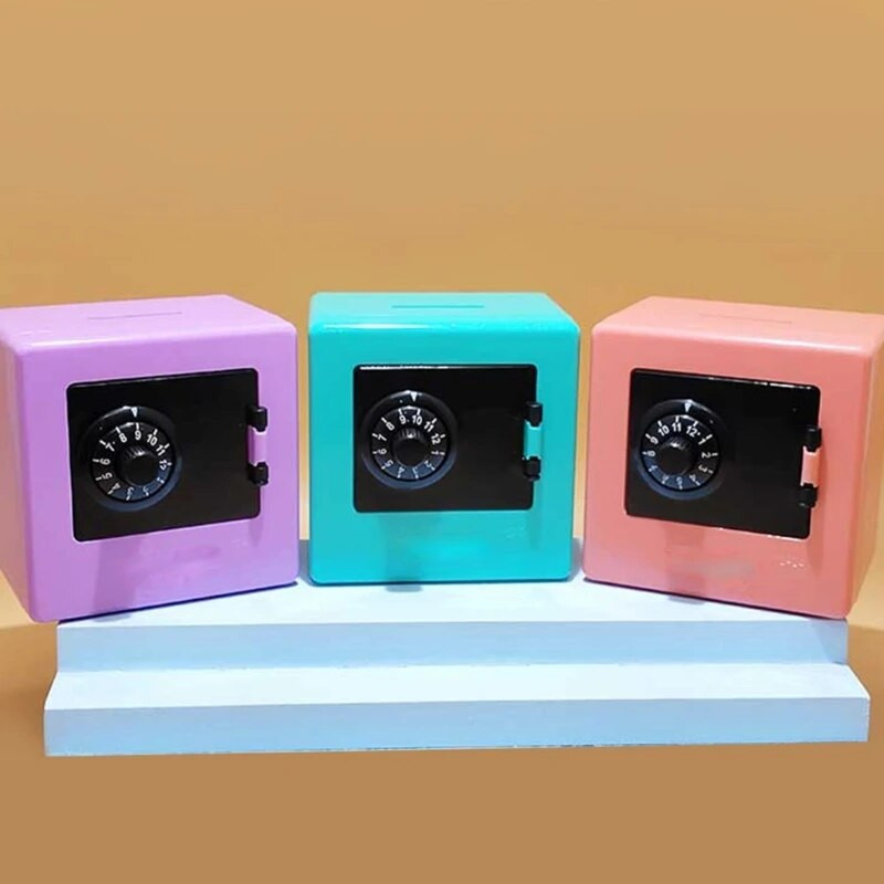 1PC Mini kasice za novac Kombinirana brava Spremanje novčića Novčanica Gotovina Prasica Polog Sef Spremište za kutiju