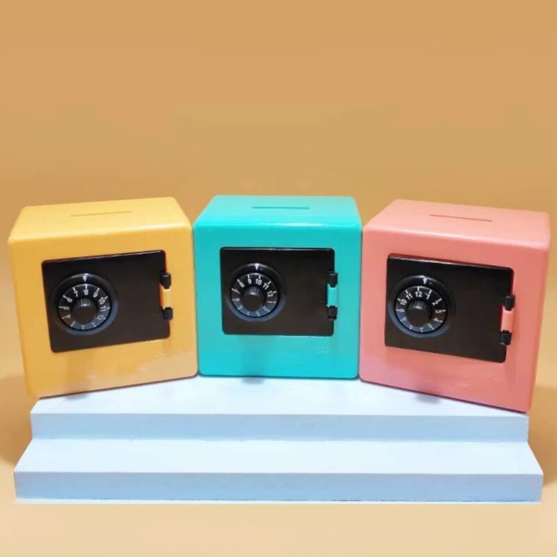 1PC Mini kasice za novac Kombinirana brava Spremanje novčića Novčanica Gotovina Prasica Polog Sef Spremište za kutiju