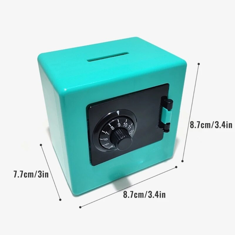 1PC Mini kasice za novac Kombinirana brava Spremanje novčića Novčanica Gotovina Prasica Polog Sef Spremište za kutiju