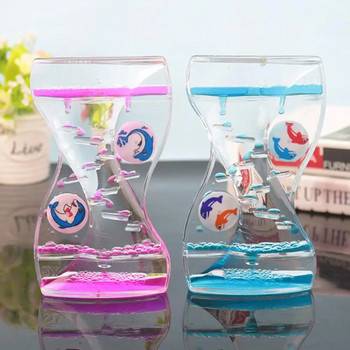 Timer Moving Drip Oil Κλεψύδρα Liquid Bubble Kids Toy Διακόσμηση γραφείου σπιτιού