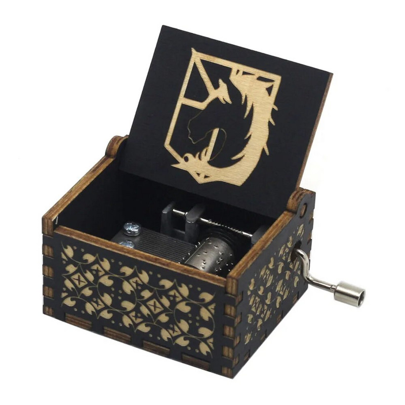 „Attack On Titan Giants“ dislokuoto korpuso muzikos dėžutė „Musica“ tema gimtadienio dovana