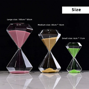 Ρολόι 5 λεπτών Diamond Sand Κλεψύδρα Sandglass Παιδικό Δώρο Χρονοδιακόπτης άμμου Διακόσμηση σπιτιού Διατίθεται σε πολλές επιλογές χρωμάτων