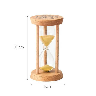 3 minute Drveni pješčani sat, pješčani sat, mjerač vremena za djecu, djeca, mjerač vremena za pranje zubi za odrasle Nastava u učionici Kuhinja Kuhanje
