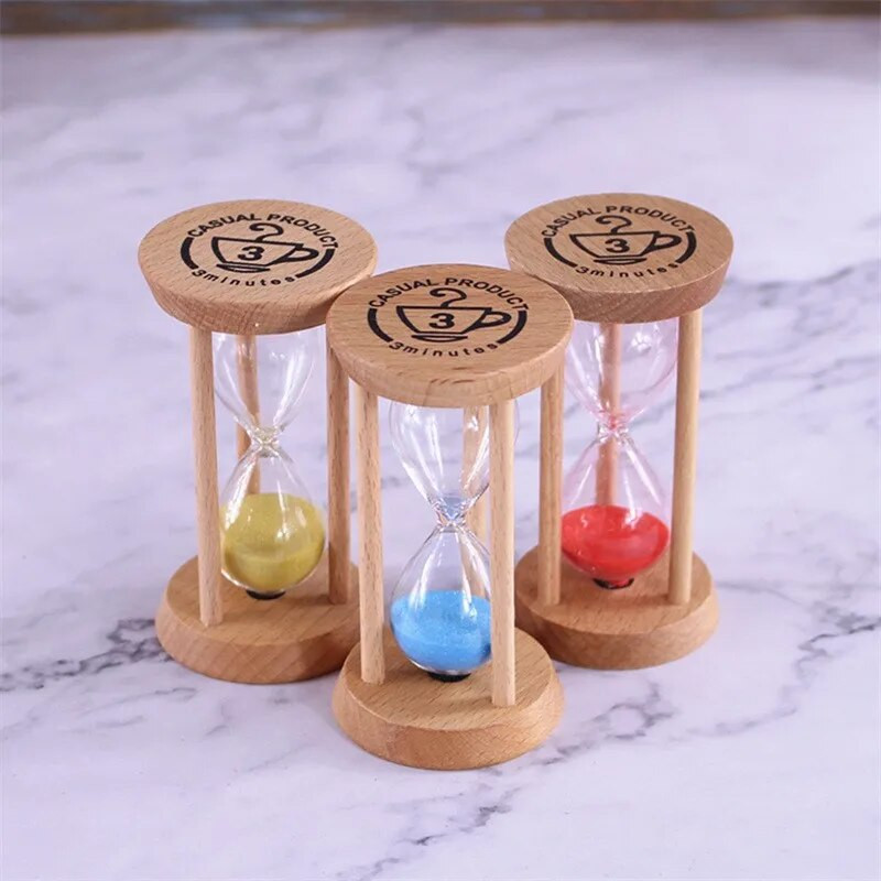 3 minute Drveni pješčani sat, pješčani sat, mjerač vremena za djecu, djeca, mjerač vremena za pranje zubi za odrasle Nastava u učionici Kuhinja Kuhanje