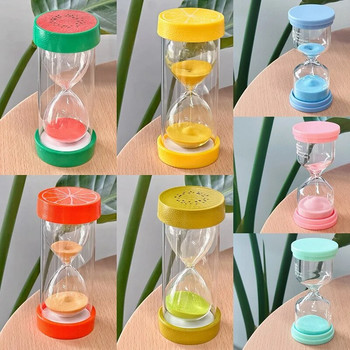 Cute Hourglass Minutes Sand Watch Sandglass Timer Ρολόι Ρολόι Δώρο Παιδιά Sand Timer Hour for Home Decoration