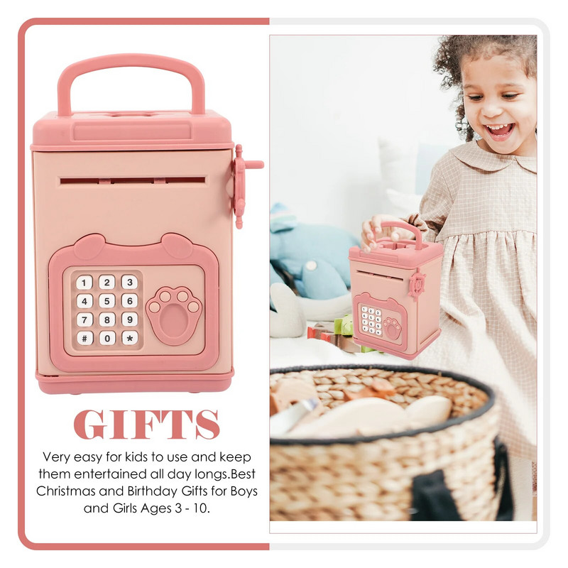 Električna kasica prasica Kompaktna prijenosna igračka za djevojčice Djeca Dječaci Mala djeca Kućne potrepštine Lonac za štednju