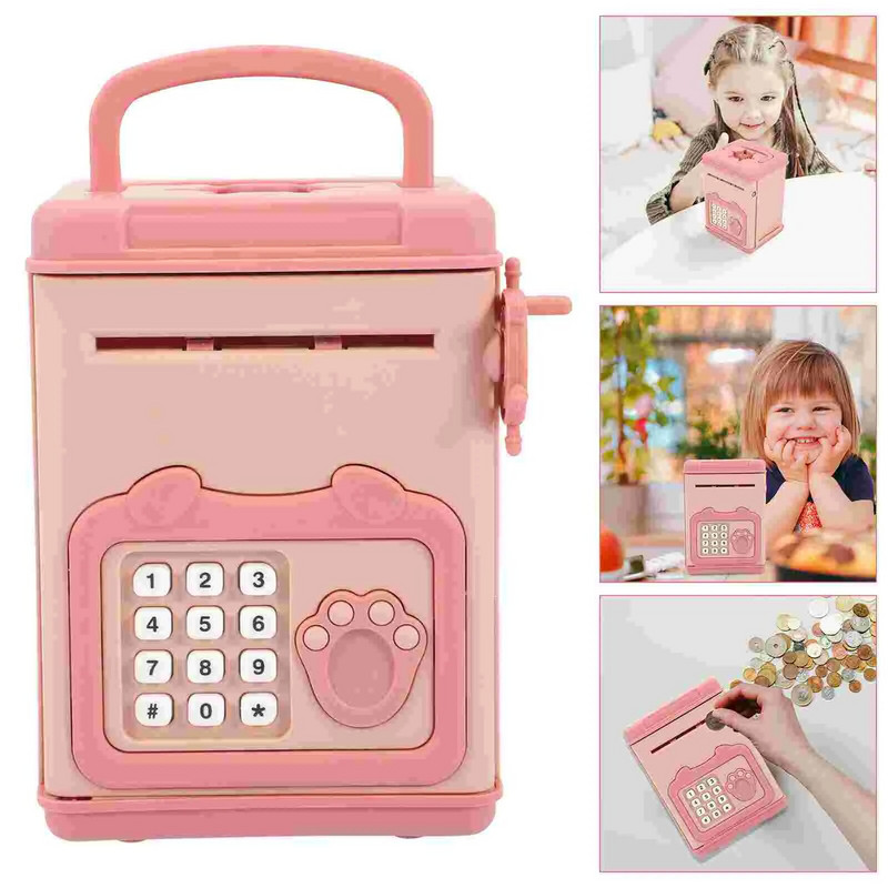 Električna kasica prasica Kompaktna prijenosna igračka za djevojčice Djeca Dječaci Mala djeca Kućne potrepštine Lonac za štednju