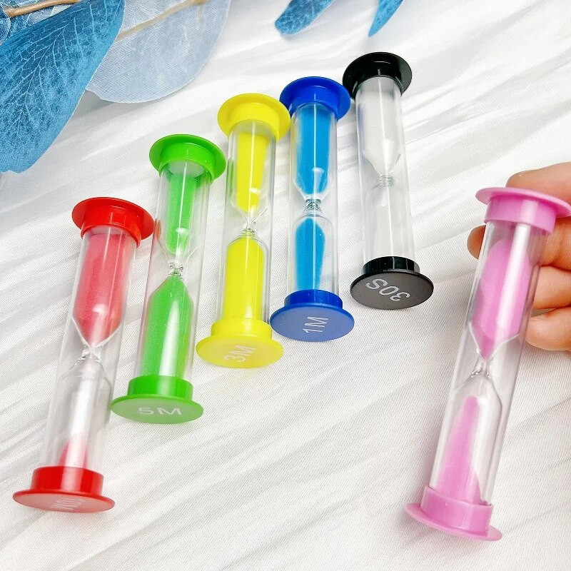 Šareni osmijeh, pješčani sat, čvrsti pješčani sat, pješčani sat, pješčani sat 1/2/3/5/10 minuta za igre Učionica Dječja igračka Uređenje doma