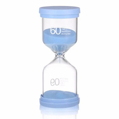 Kék, kifinomult homokóra időzítő, kifinomult gyártás kerek szélű tartóssággal