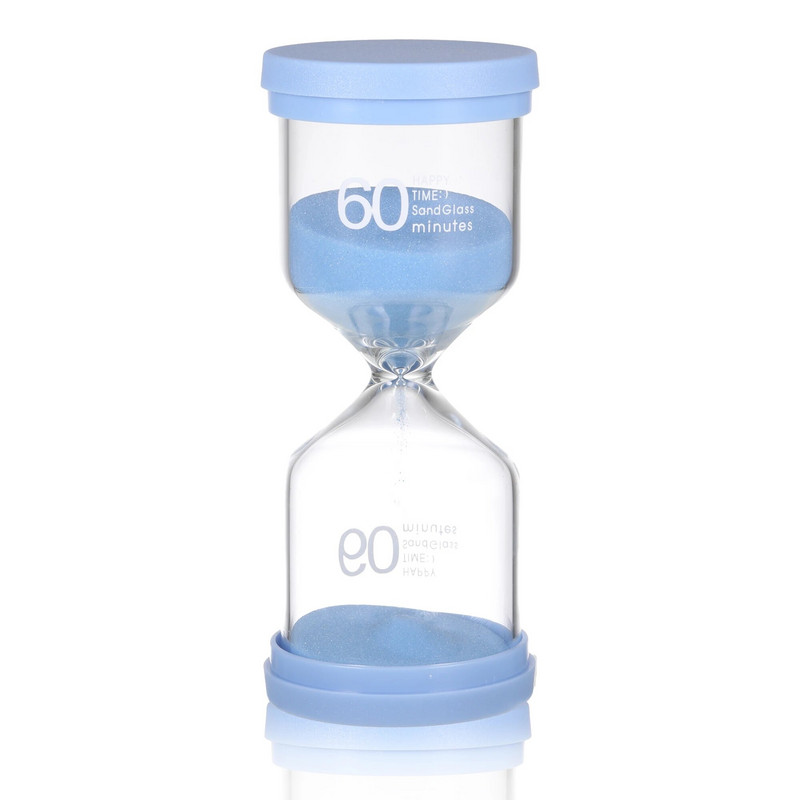 Kék, kifinomult homokóra időzítő, kifinomult gyártás kerek szélű tartóssággal