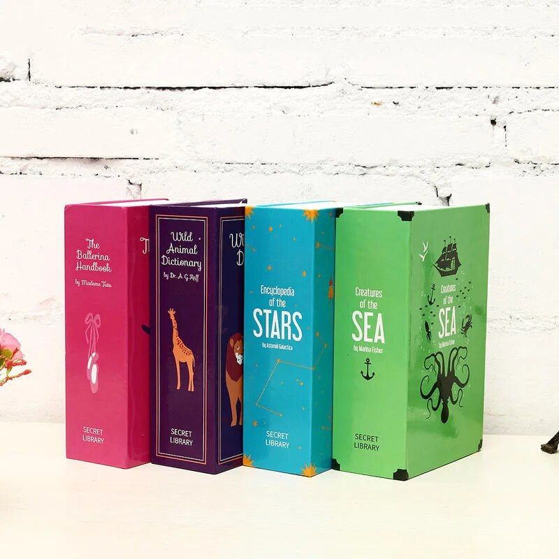 Studentski poklon Rječnik Mini sef Knjiga Skriveni tajni ključ Brava Novčić Bankovna kartica Nakit Privatni dnevnik Lozinka Za pohranu 18 cm